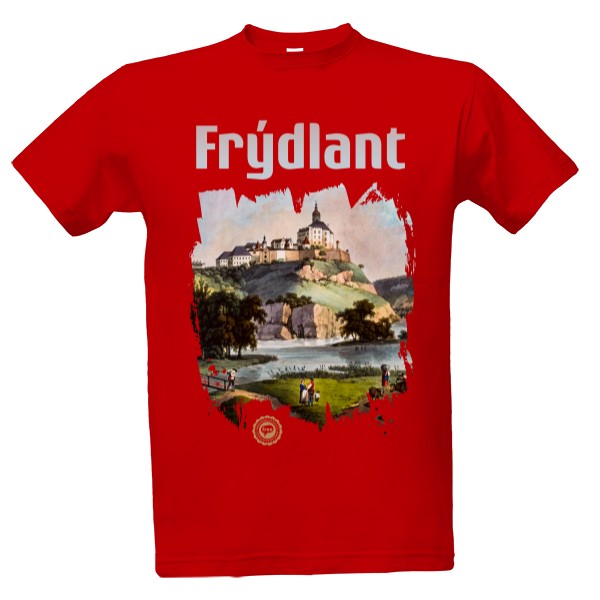 Tričko s potiskem Frýdlant 002 / Red