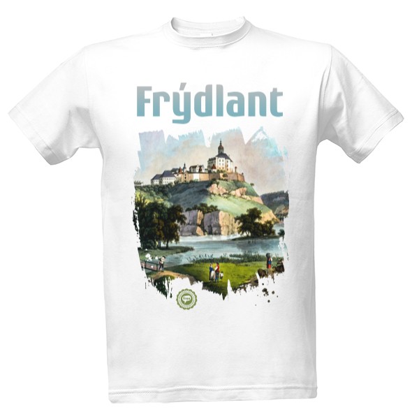 Tričko s potlačou Frýdlant 002 / White
