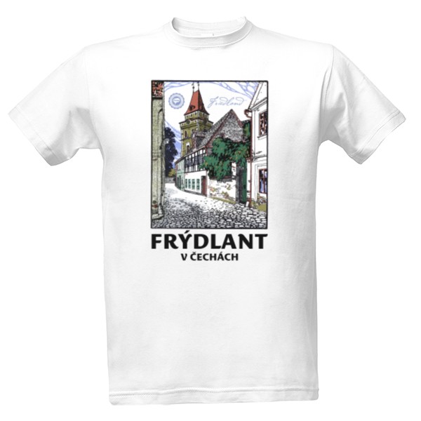 Tričko s potiskem Frýdlant 003 / White