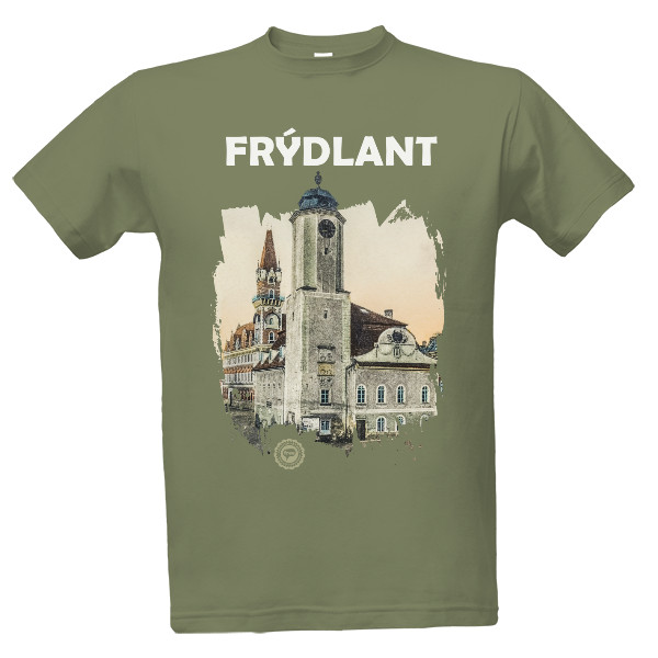 Tričko s potiskem Frýdlant 006 / Khaki