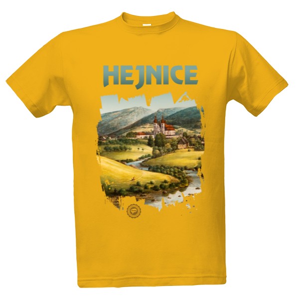 Tričko s potlačou Hejnice 001 / Gold