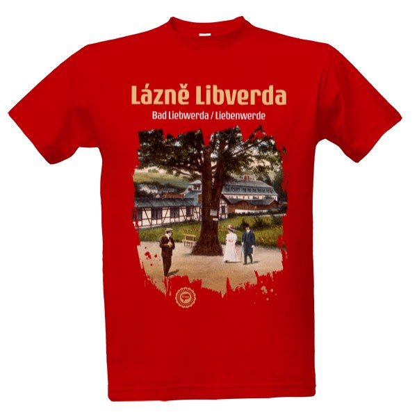 Tričko s potiskem Lázně Libverda 001 / Red