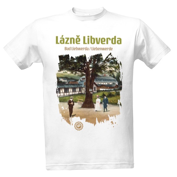 Tričko s potlačou Lázně Libverda 001 / White