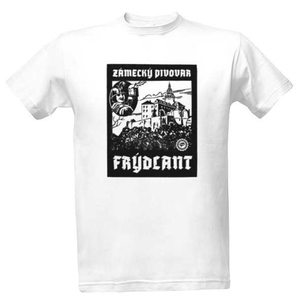 Tričko s potiskem Zámecký pivovar Frýdlant 001 / White