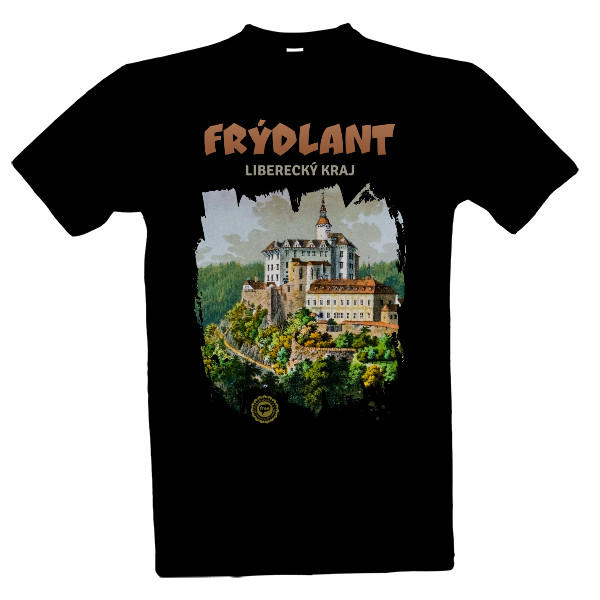 Tričko s potiskem Frýdlant 004 / Black
