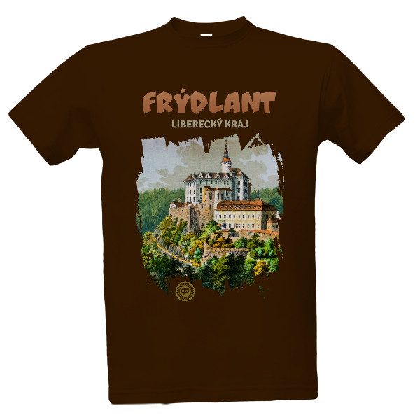 Tričko s potiskem Frýdlant 004 / Chocolate