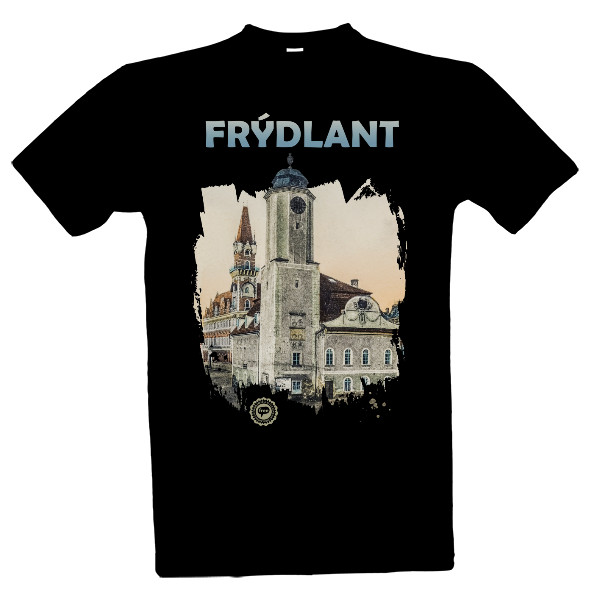 Tričko s potiskem Frýdlant 006 / Black