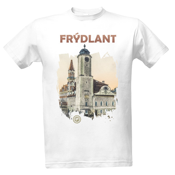 Tričko s potiskem Frýdlant 006 / White