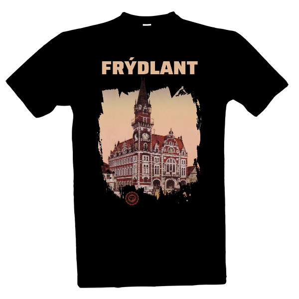 Tričko s potiskem Frýdlant 008 / Black