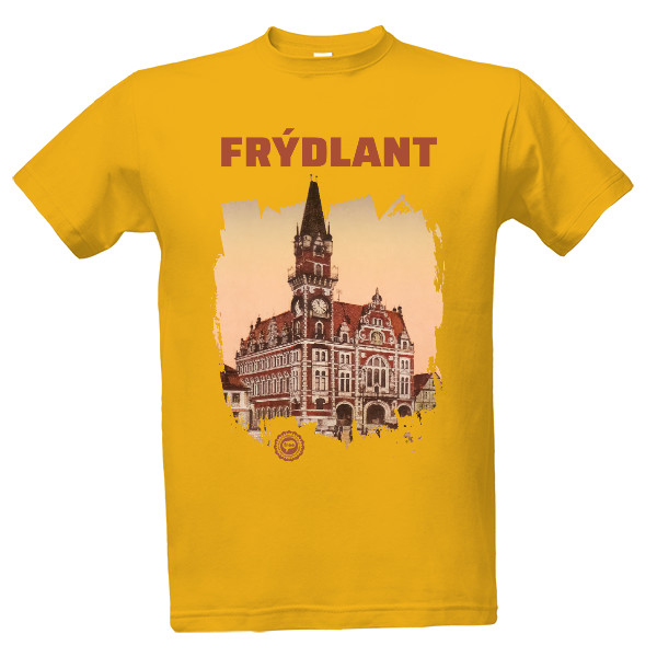 Tričko s potiskem Frýdlant 008 / Gold